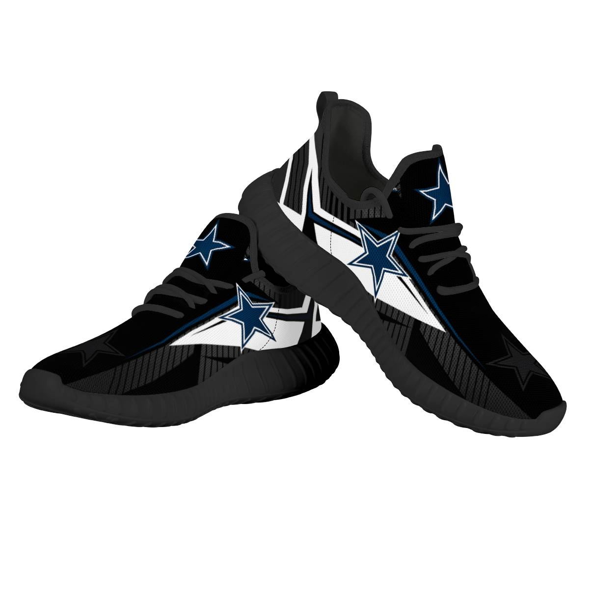 Men's Dallas Cowboys Mesh Knit Sneakers/Shoes 019 Men's Dallas Cowboys Mesh Knit Sneakers/Shoes 019